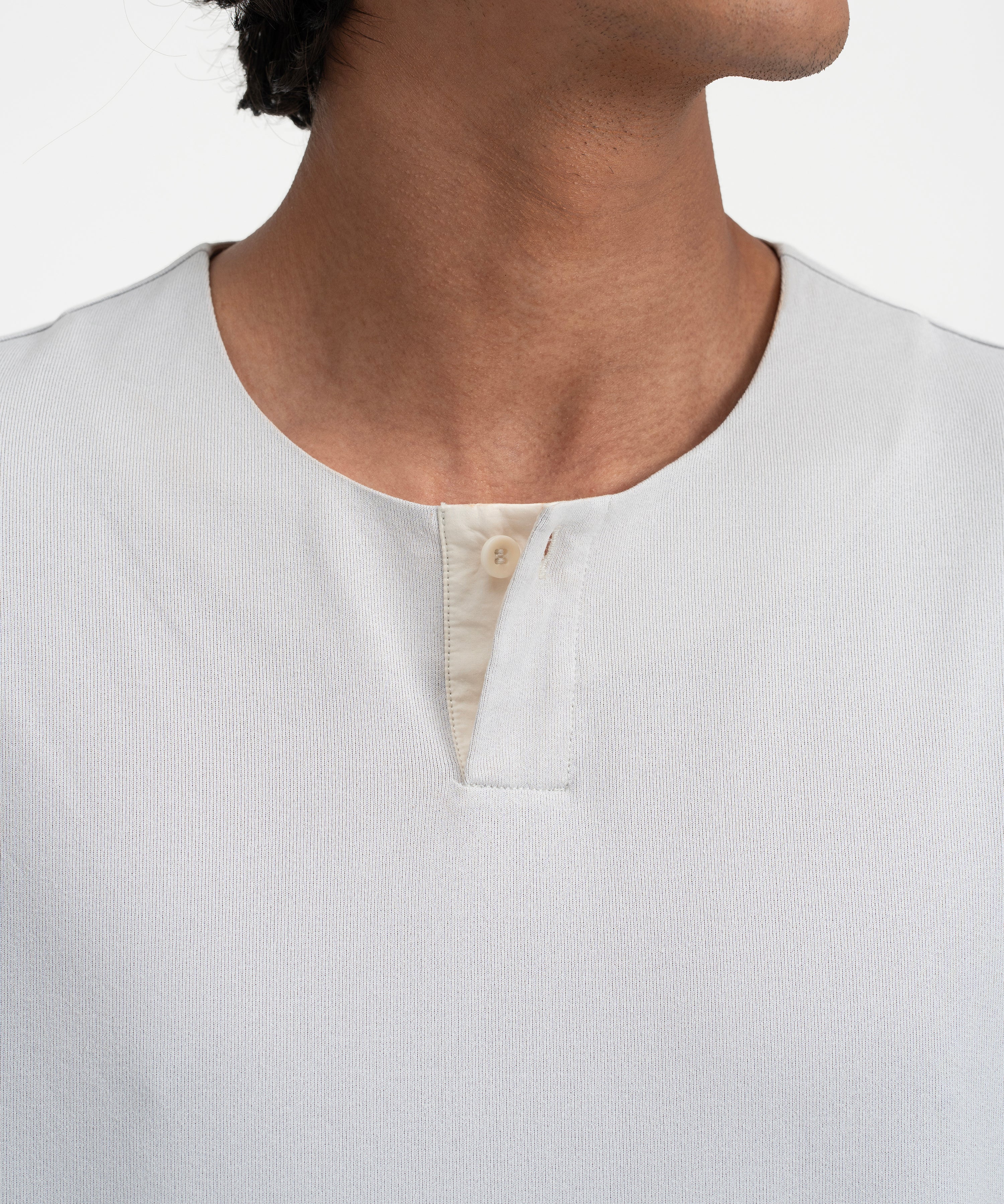 Paper Dry™ Henley Tee - Dusty Mauve