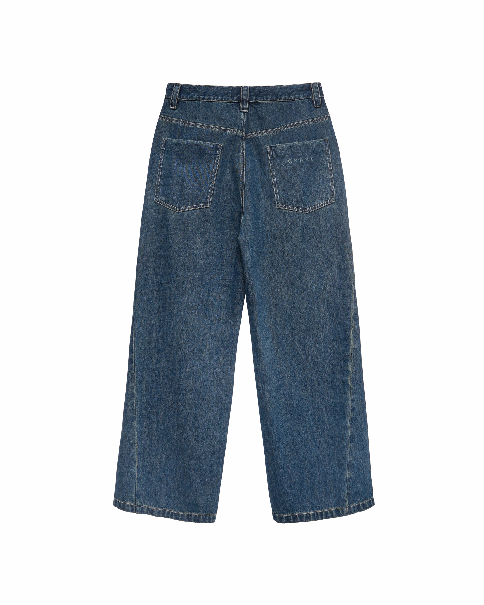 Straight Leg Belted Jeans