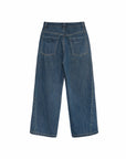 Straight Leg Belted Jeans