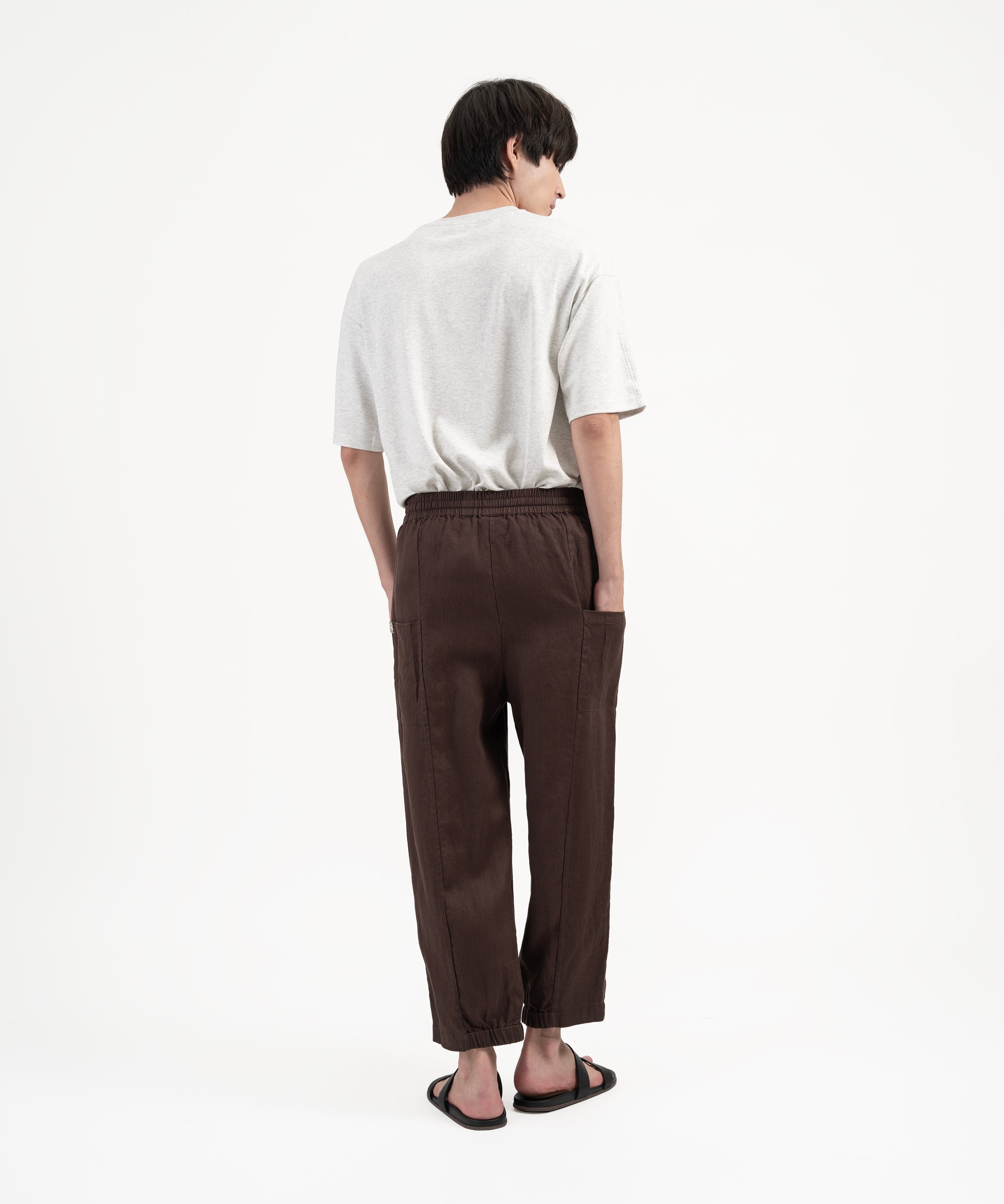Journeyman Linen Pants - Brown