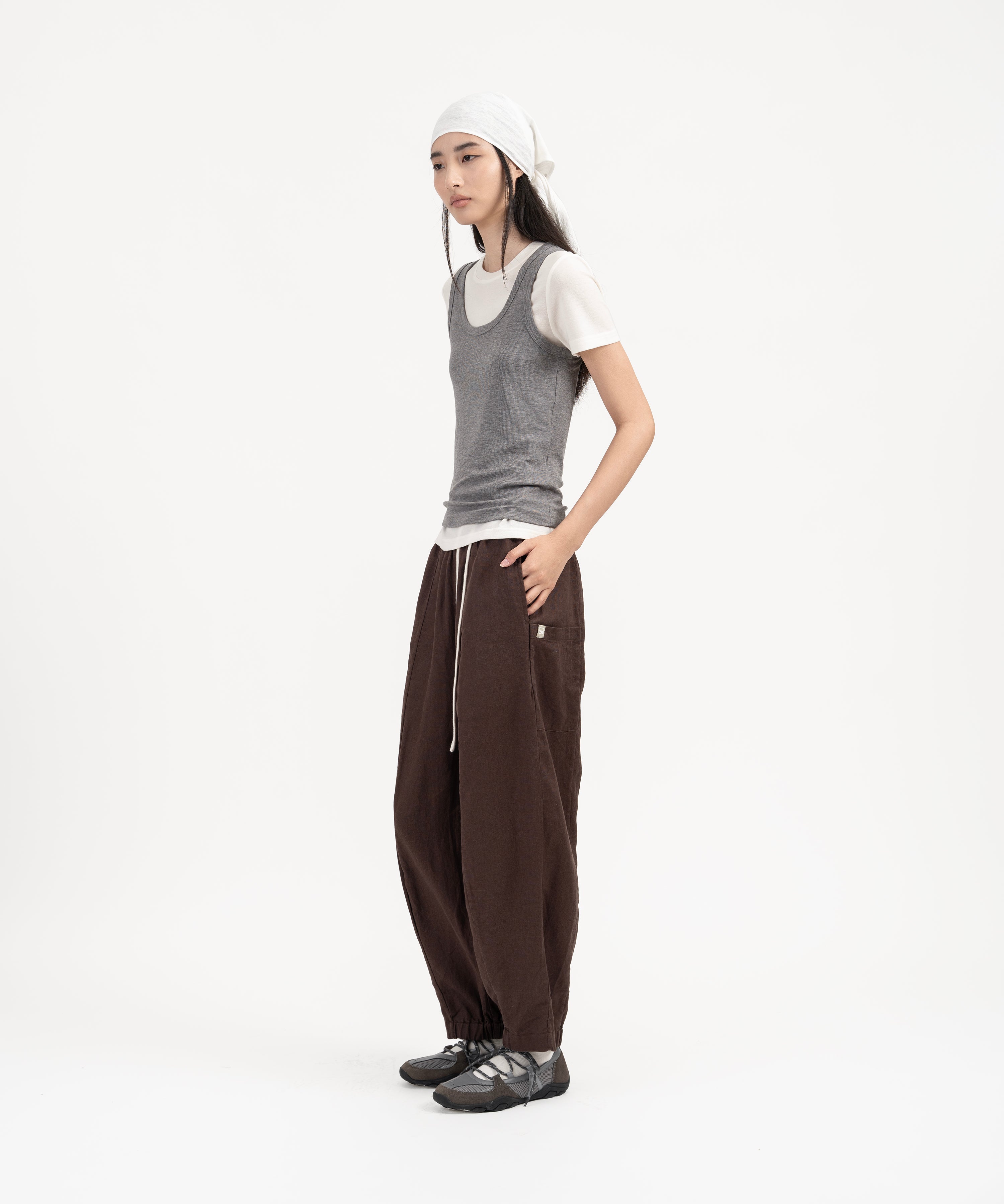 Journeyman Linen Pants - Brown