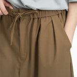 Layered Bermudas - Khaki/White