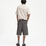 Layered Bermudas - Graye/Blush