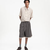 Layered Bermudas - Graye/Blush