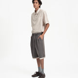 Layered Bermudas - Graye/Blush
