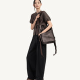 Leather Morph Sling - Espresso