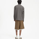 Mock Neck Shirt - Flint Gray