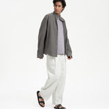 Mock Neck Shirt - Flint Gray