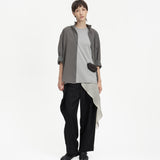 Mock Neck Shirt - Flint Gray