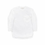 Sleeve Placket Shirt - White