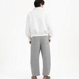 Quarter Zip Pullover - White