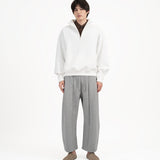 Quarter Zip Pullover - White