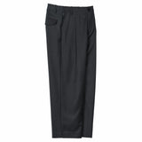 Raw Edge Tailored Pants - Midnight