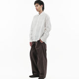 Raw Edge Linen Shirt