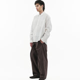 Raw Edge Linen Shirt