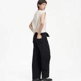 Sash Wrap Trousers - Black