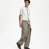 Sash Wrap Trousers - Olive