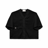 Shōto Baseball Collar Top 2.0 - Black