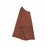 Cupro Signature Tee - Terracotta