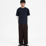 Cupro Signature Tee - Navy
