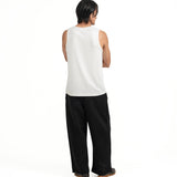 Cupro Sleeveless Tee - Off White