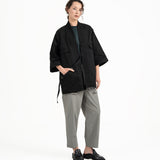 Stark Kimono Coat - Black