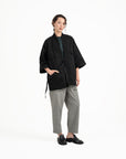 Stark Kimono Coat - Black