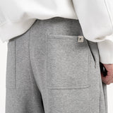Pleated Sweatpants - Melange Gray