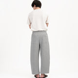 Pleated Sweatpants - Melange Gray