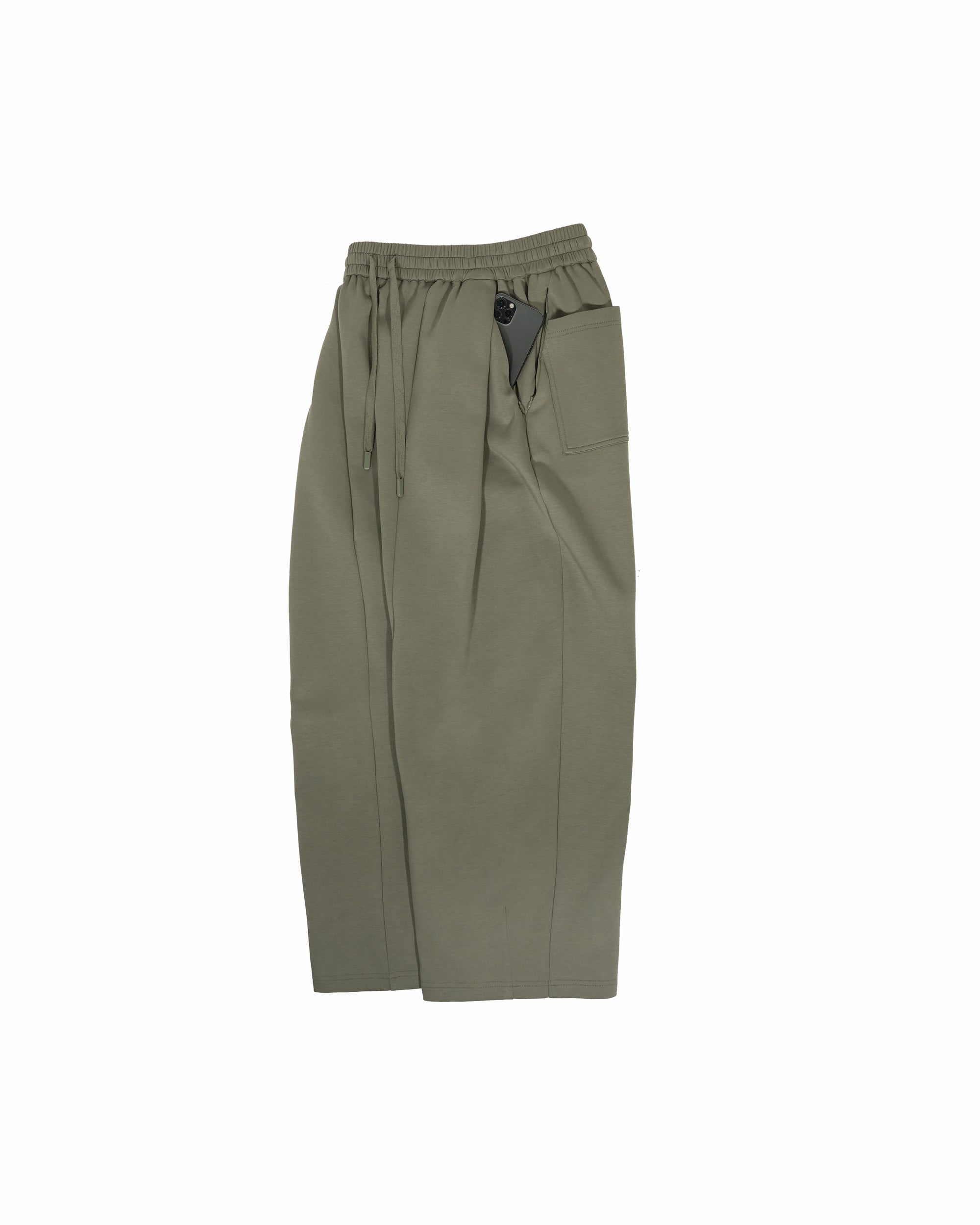 Pleated Sweatpants - Artichoke