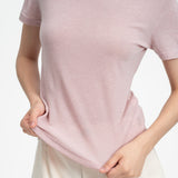 Ultra-Soft Wool Tee - Pink