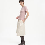 Ultra-Soft Wool Tee - Pink