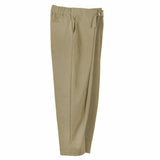 Adjustable Pleated Trousers 2.0 - Khaki - G R A Y E