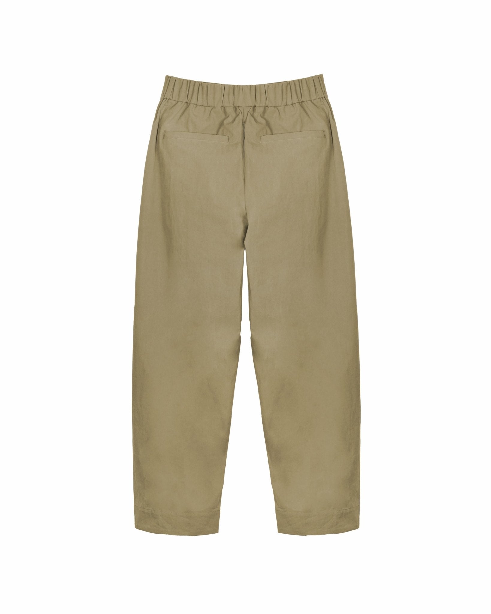 Adjustable Pleated Trousers 2.0 - Khaki - G R A Y E