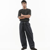 Adjustable Pleated Trousers 2.0 - Shadow - G R A Y E