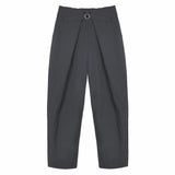 Adjustable Pleated Trousers 2.0 - Shadow - G R A Y E