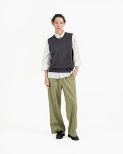 Aircozy Knit Vest - Gray - G R A Y E