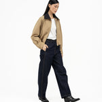 Arched Denim Trousers - Indigo - G R A Y E