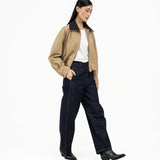 Arched Denim Trousers - Indigo - G R A Y E
