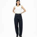 Arched Denim Trousers - Indigo - G R A Y E
