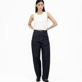 Arched Denim Trousers - Indigo - G R A Y E