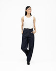 Arched Denim Trousers - Indigo - G R A Y E