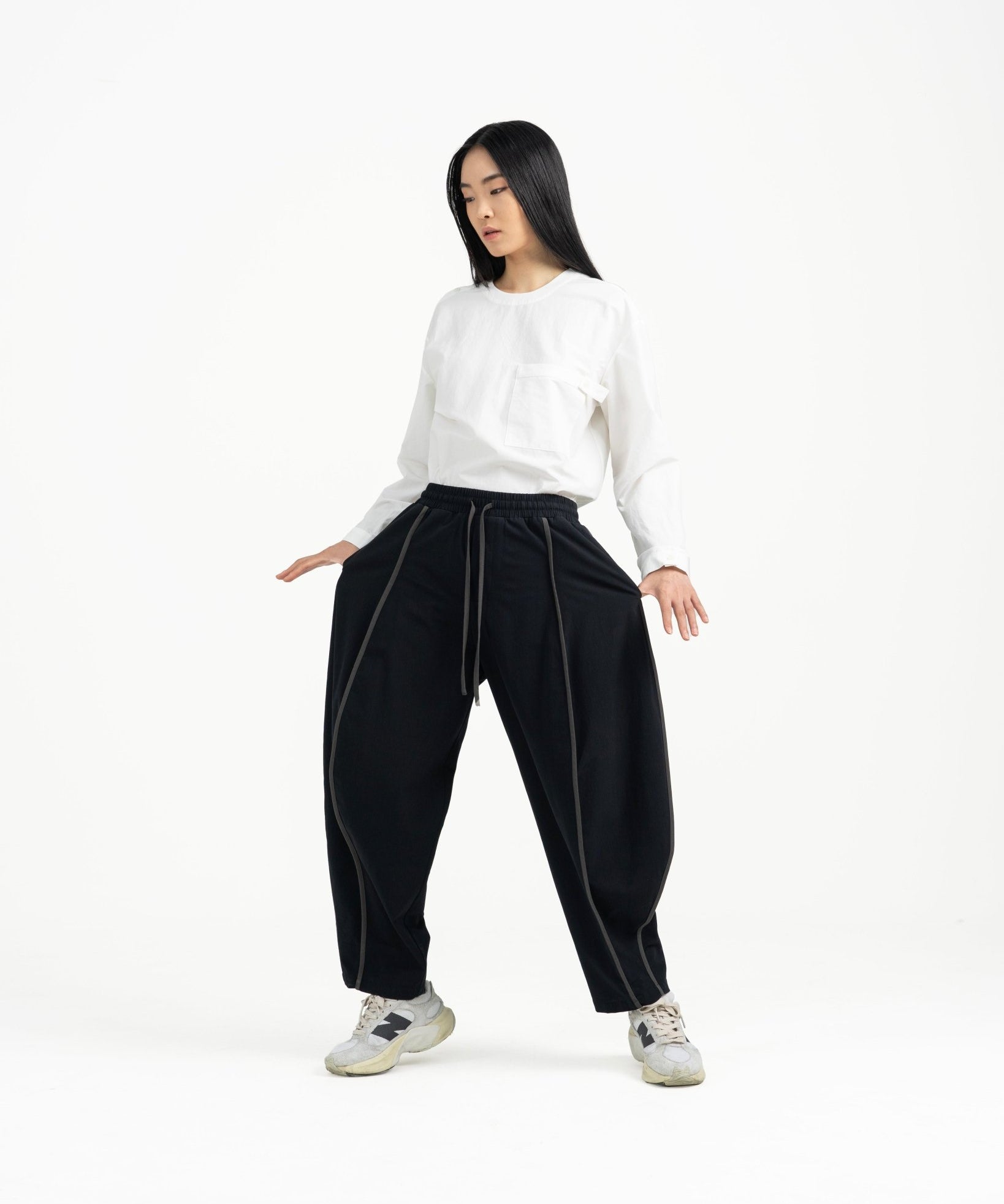 Balloon Binding Pants - G R A Y E