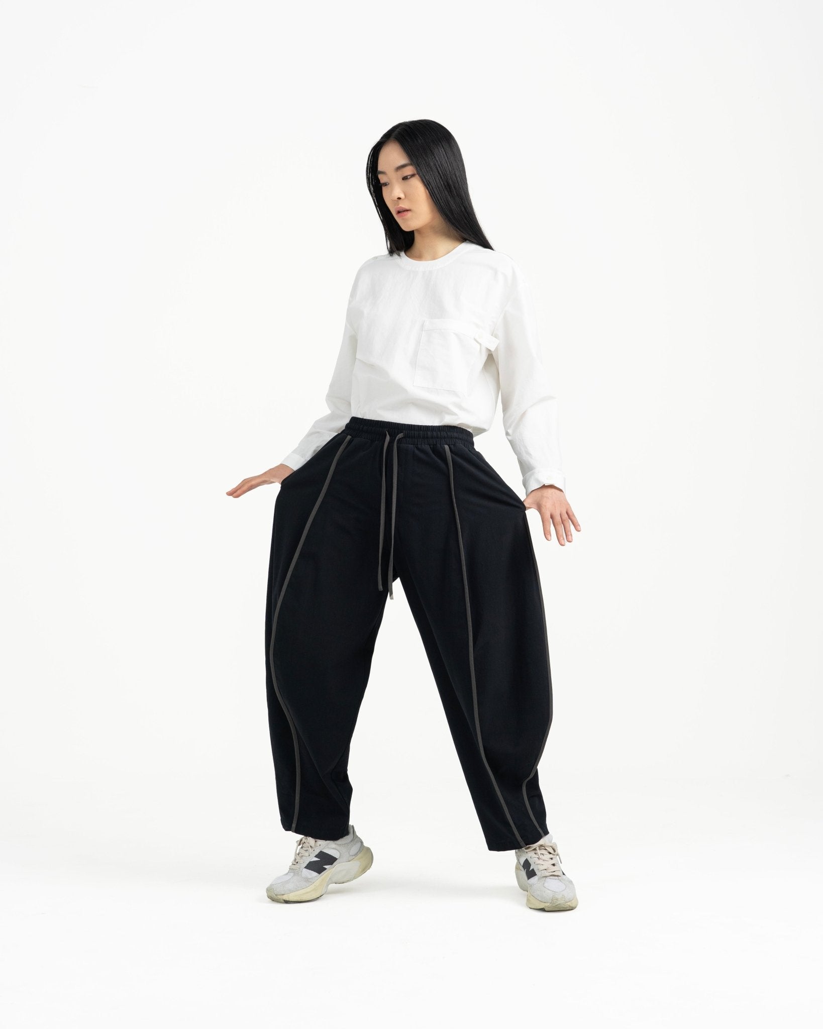 Balloon Binding Pants - G R A Y E