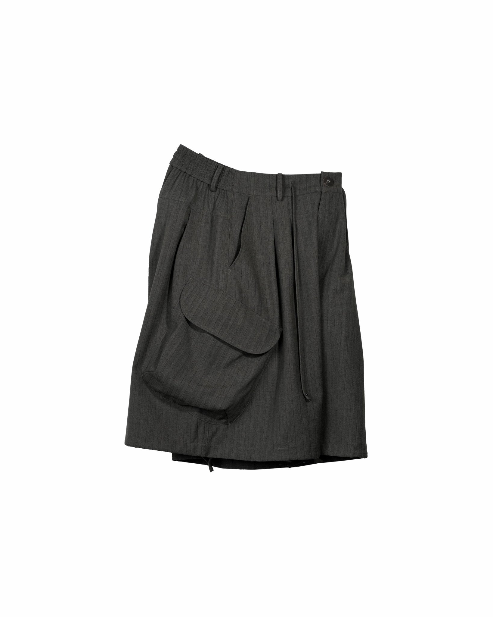 Balloon Cargo Shorts 2.0 - Charcoal Gray - G R A Y E