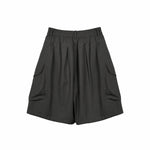 Balloon Cargo Shorts 2.0 - Charcoal Gray - G R A Y E