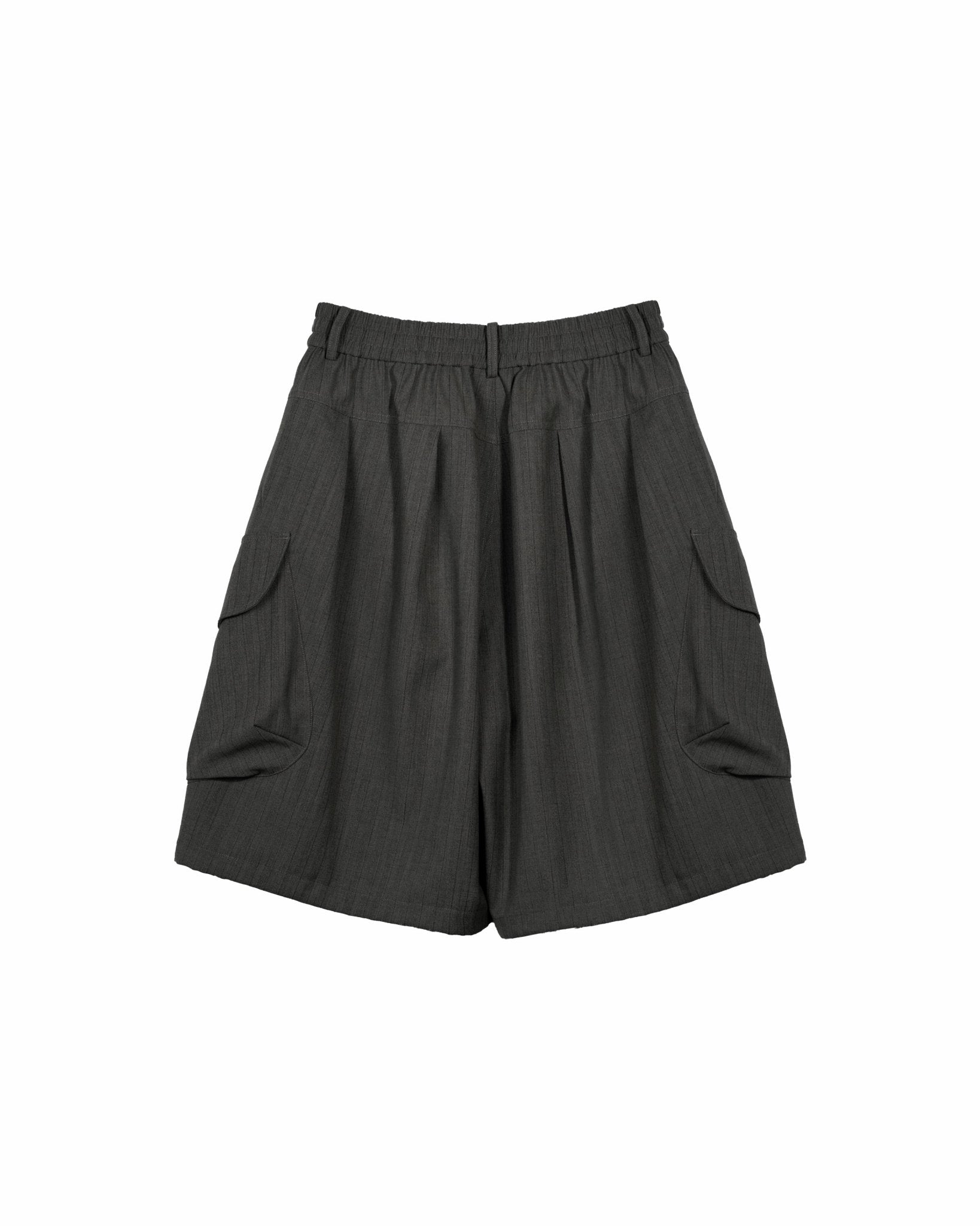 Balloon Cargo Shorts 2.0 - Charcoal Gray - G R A Y E