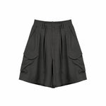 Balloon Cargo Shorts 2.0 - Charcoal Gray - G R A Y E