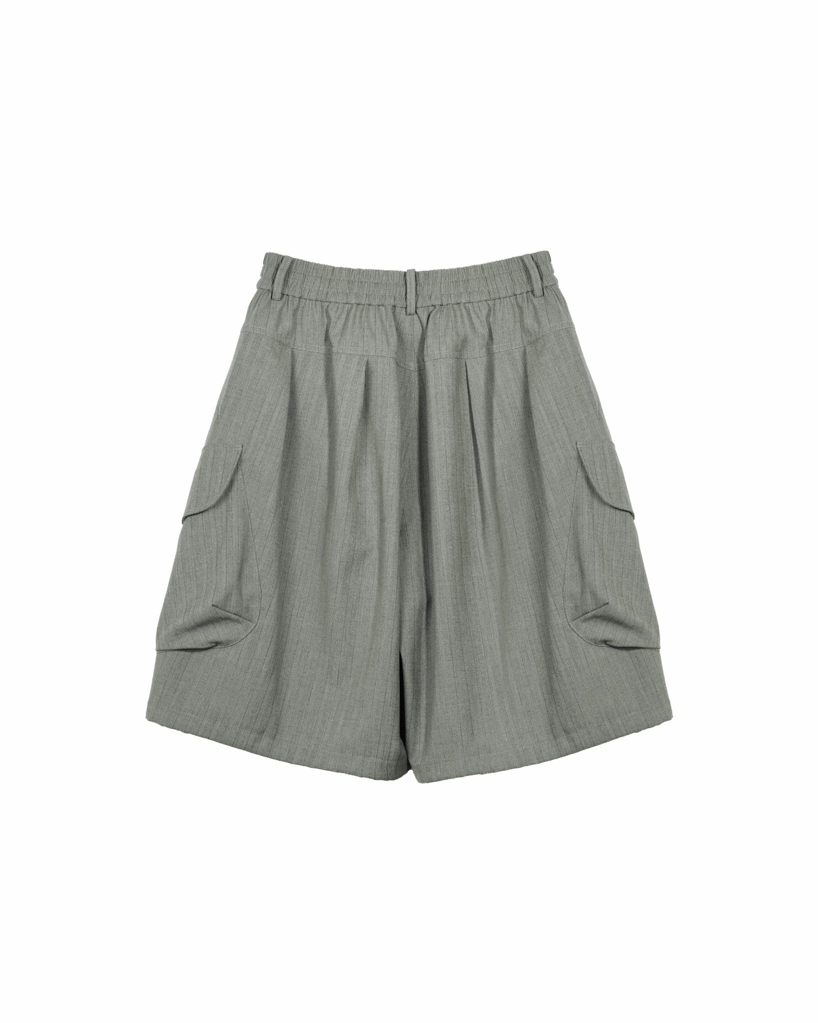 Balloon Cargo Shorts 2.0 - Sage Gray - G R A Y E