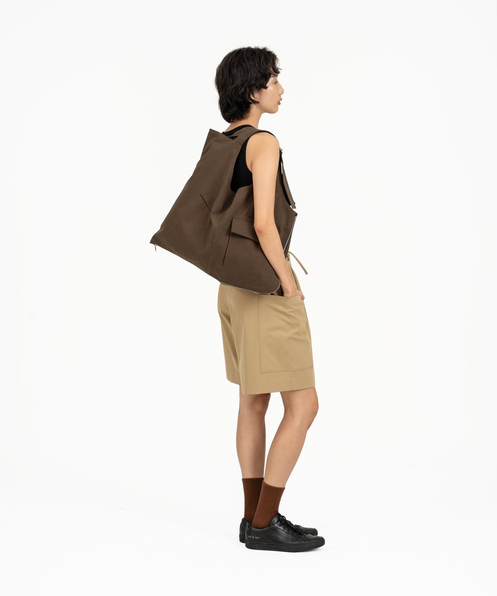 [COMING SOON] Vest Tote 3.0 - Brown - G R A Y E